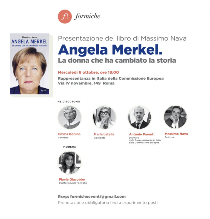 Presentazione del libro: "Angela Merkel: la donna che ha cambiato la storia"